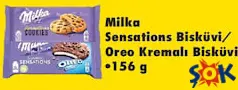 MİLKA SENSATİONS BİSKÜVİ /OREO KREMALI BİSKÜVİ 156 G